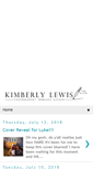 Mobile Screenshot of kimberlylewisnovels.blogspot.com