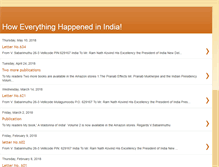 Tablet Screenshot of howeverythinghappenedinindia.blogspot.com