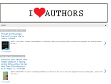 Tablet Screenshot of iloveauthors.blogspot.com