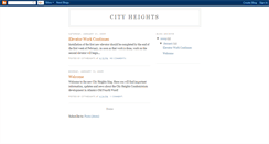 Desktop Screenshot of cityheightscondos.blogspot.com