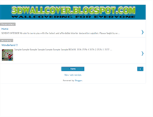 Tablet Screenshot of 3dwallcover.blogspot.com