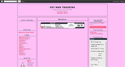 Desktop Screenshot of fatmantraining.blogspot.com