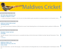 Tablet Screenshot of maldivescricket.blogspot.com