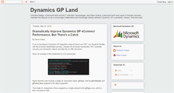 Desktop Screenshot of dynamicsgpland.blogspot.com