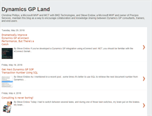 Tablet Screenshot of dynamicsgpland.blogspot.com