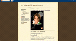 Desktop Screenshot of hethuisanubisgeheimen.blogspot.com