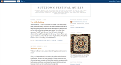 Desktop Screenshot of kutztownfestivalquilters.blogspot.com