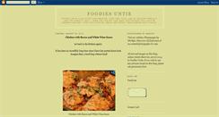Desktop Screenshot of foodiesuntie.blogspot.com