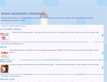 Tablet Screenshot of nossomomentoencantado.blogspot.com