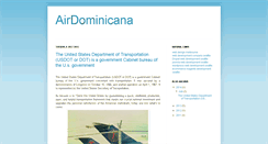 Desktop Screenshot of airdominicana.blogspot.com
