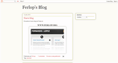 Desktop Screenshot of ferlop89.blogspot.com