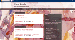 Desktop Screenshot of carlaaguilar.blogspot.com