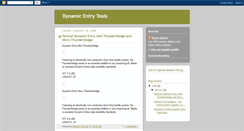 Desktop Screenshot of dynamicentrytools.blogspot.com