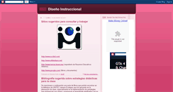 Desktop Screenshot of disenoinstruccion.blogspot.com