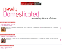 Tablet Screenshot of newlydomesticated.blogspot.com