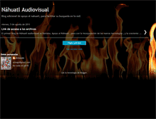 Tablet Screenshot of nahuatlaudiovisual.blogspot.com