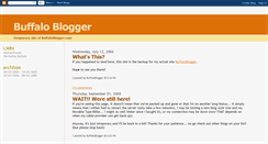 Desktop Screenshot of buffaloblogger.blogspot.com