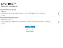 Tablet Screenshot of buffaloblogger.blogspot.com