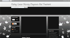 Desktop Screenshot of kidneycancer2011.blogspot.com