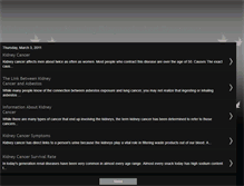 Tablet Screenshot of kidneycancer2011.blogspot.com