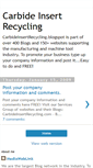 Mobile Screenshot of carbideinsertrecycling.blogspot.com