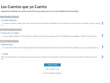 Tablet Screenshot of loscuentosqueyocuento.blogspot.com
