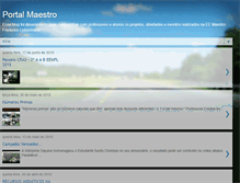 Tablet Screenshot of portalmaestro.blogspot.com
