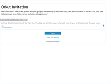 Tablet Screenshot of orkut-invitation.blogspot.com
