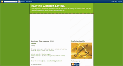 Desktop Screenshot of castingamericalatina.blogspot.com