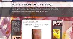 Desktop Screenshot of bloodybruiseblog.blogspot.com