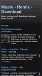 Mobile Screenshot of freemusicremixdownloads.blogspot.com