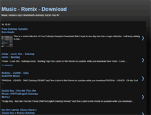 Tablet Screenshot of freemusicremixdownloads.blogspot.com