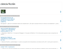 Tablet Screenshot of cienciaficcion1109.blogspot.com