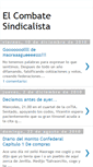Mobile Screenshot of combate-sindicalista.blogspot.com