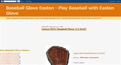 Desktop Screenshot of baseballgloveeaston.blogspot.com