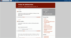 Desktop Screenshot of coisasdeadolescentes.blogspot.com