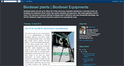 Desktop Screenshot of biodieselize-ageratec.blogspot.com