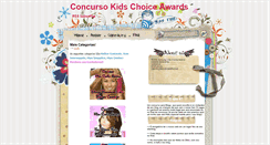 Desktop Screenshot of concurso-kidschoiceawards.blogspot.com