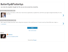 Tablet Screenshot of butterflysandflutterbys.blogspot.com