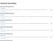 Tablet Screenshot of mustardseedbaby.blogspot.com