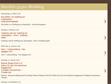 Tablet Screenshot of buendnis-gegen-mobbing.blogspot.com