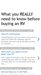 Mobile Screenshot of buyinganrv.blogspot.com