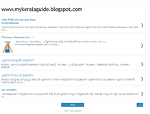 Tablet Screenshot of mykeralaguide.blogspot.com