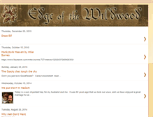 Tablet Screenshot of edgeofthewildwood.blogspot.com