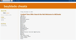 Desktop Screenshot of beyblade-cheats2228.blogspot.com