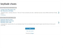 Tablet Screenshot of beyblade-cheats2228.blogspot.com