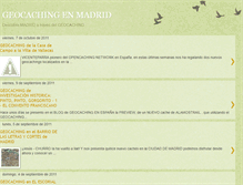 Tablet Screenshot of geocachingmadrid.blogspot.com