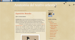 Desktop Screenshot of anatomiadelteatrooriental1011.blogspot.com