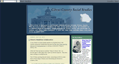 Desktop Screenshot of citruscountysocialstudies.blogspot.com