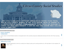 Tablet Screenshot of citruscountysocialstudies.blogspot.com